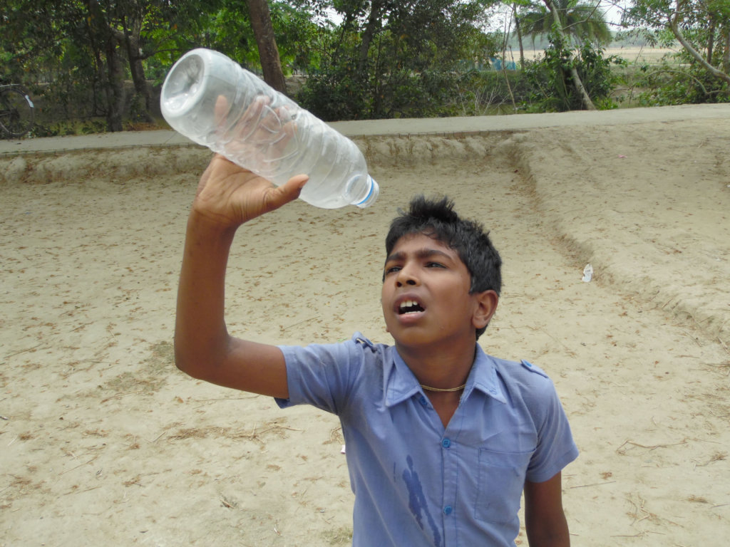 Access to potable water for coastal people