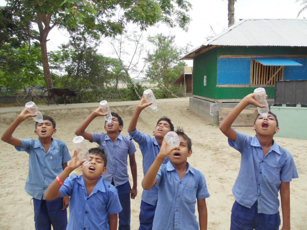 Access to potable water for coastal people