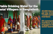 Access to potable water for coastal people