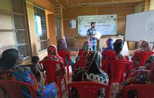 Training on mangrove nursery