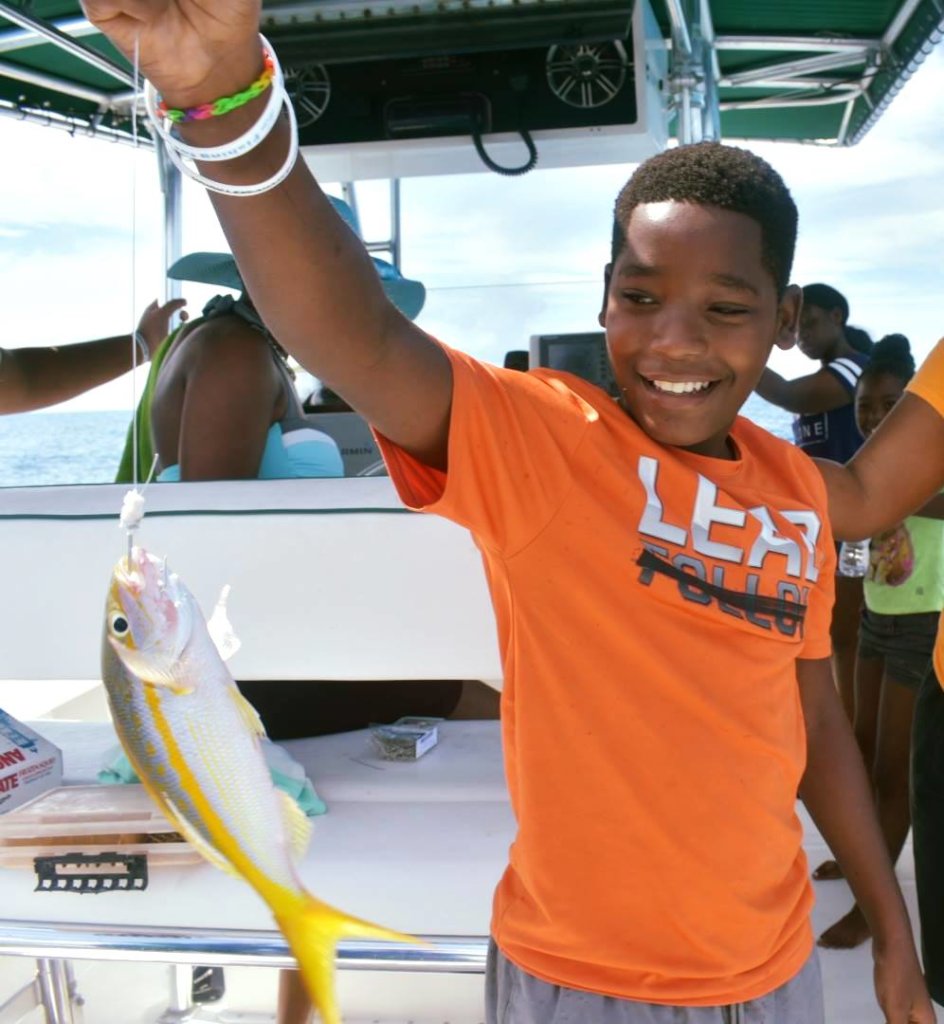 First catch of the day!