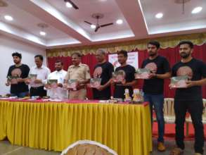 Releasing Pictorial story book on Indian pangolin