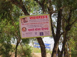 Awareness boards displayed in villages