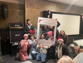 Christmas fun with new found friends
