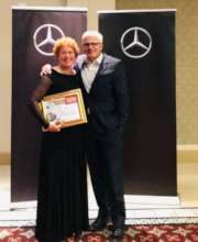 Lou and donor CEO of Mercedes Benz South Africa