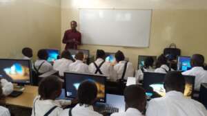 IT Lesson at the Kimbilio School