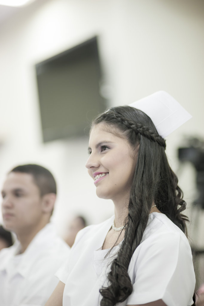 Student during graduation