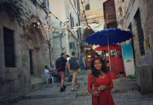 Visiting Jerusalem during my exchange program :)