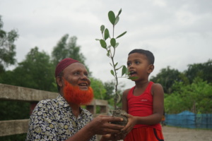 Safe the plantlet that will  protect the earth