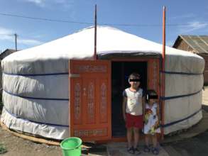 Hi, we are Anart's brother and sister.