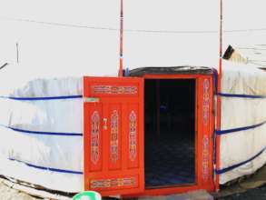 Our new home, a ger!