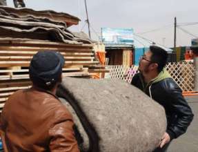 TFCF social worker helped move ger parts.