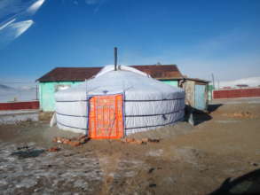 A new ger built by TFCF Mongolia