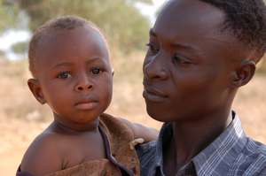 A child near Kisesini recovering from malnutrition