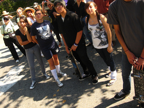 Highland Park Youth Artist tour their community