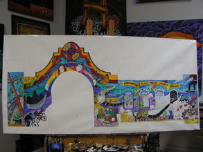 Highland Park Mural Maquette