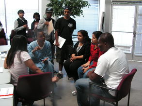 Leimert Park Youth Artistis Meet Lead Artists