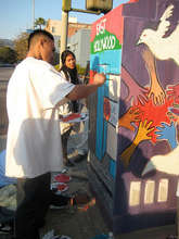 Painting on Utility Box