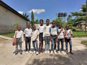 Early birds on their way to school