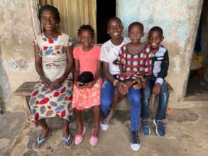 The children visit their home villages