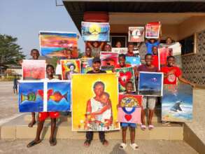 Art class theme: "What is love"