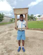 Samuel on his way to school