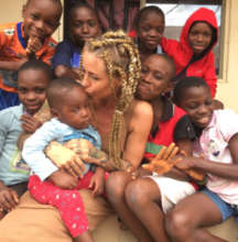 Mommy with some of her children