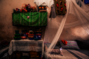 Inside a cell in the Freetown Female Correctional