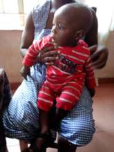 Khadija and 8 month old son