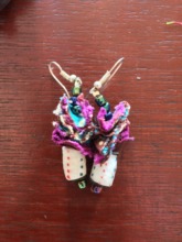 Earrings made by our Go Bifo group