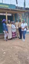 Fatmata outside the Correctional centre
