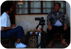 Student Interviewing Fengshui Master