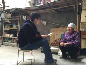Grandma talking about changes in a Shaanxi village