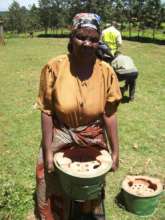 Beneficiary of fuel-efficeint cookstove