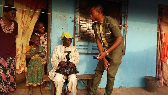 100 Less Privileged Elders Hunger Fight in Ozuitem