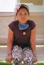 Clarita in the garden