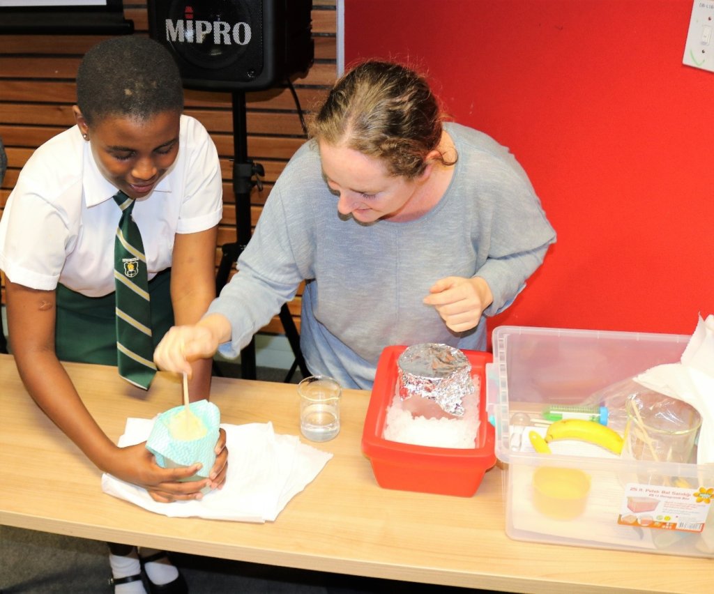 Learners got to do some DNA extraction
