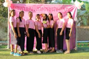 Sarim & other girls in the leadership Committee