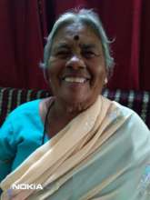 A delighted Ammayamma