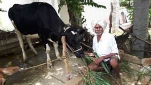 Anjinappa with his after the cataract surgery