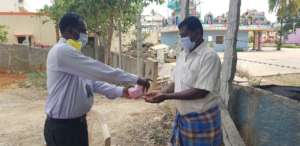Sanitising procedure at the e-consultation