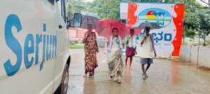 Rain or shine- community visit our mobile clinic