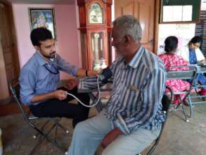 A patient at our mobile clinic