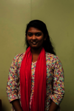 Sonia (Class of 2020) volunteers for Campaign RED.
