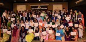 Group Photo of AUW Summer School Students