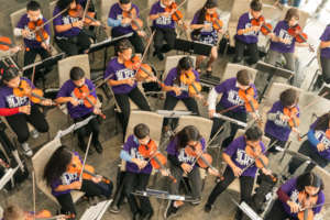 Violin Students - Music Unites the World Festival