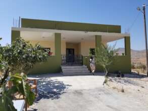A view of Ayed's house from outside