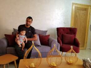 Ayed's sitting area