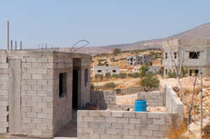 Five of the 16 homes currently in construction