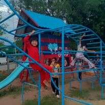 New playground equipment